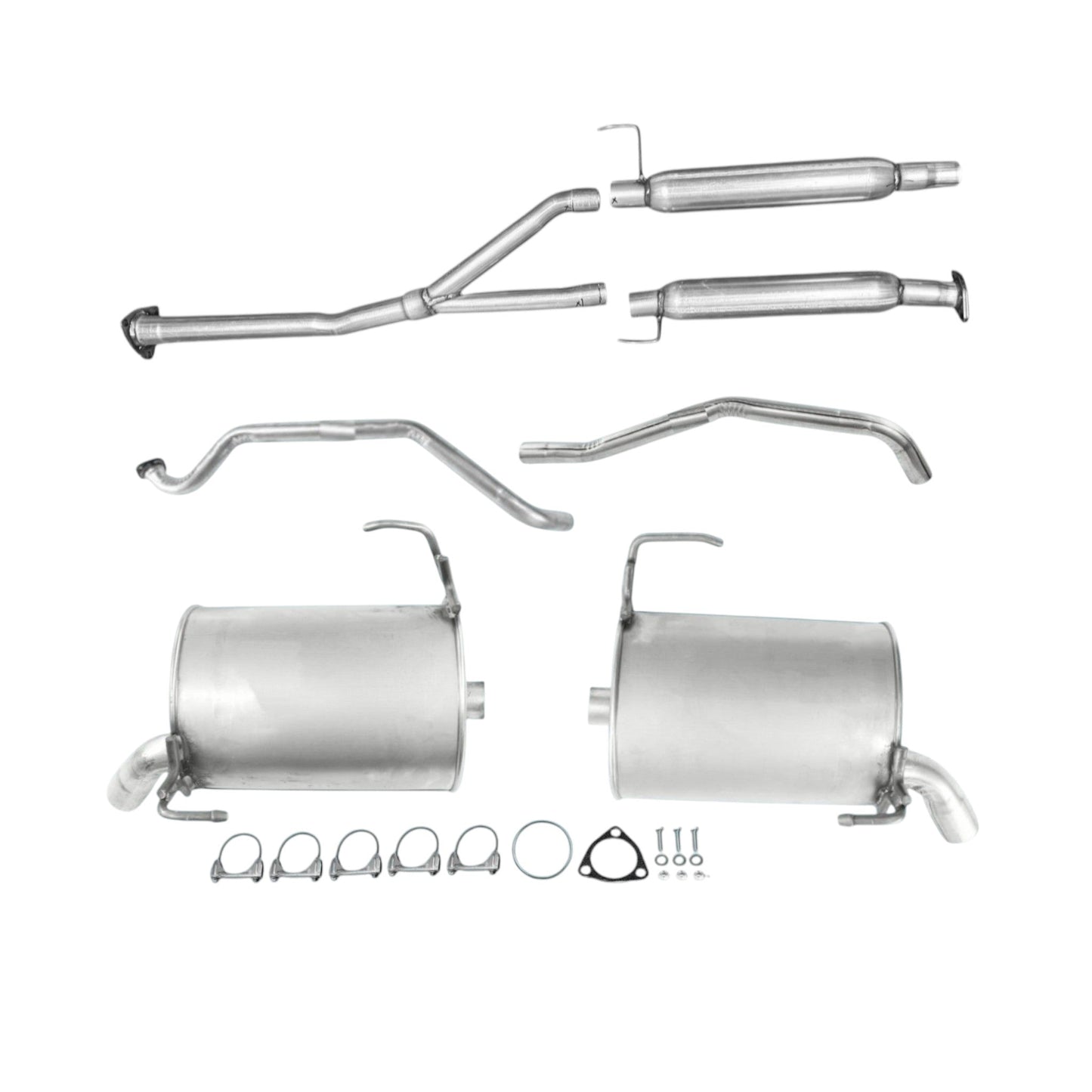 Acura MDX 3.7L 2010-2013 Resonator and Mufflers with Pipes