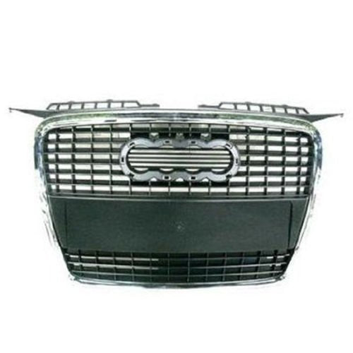 Grille (Chrome/Primed-Black) W/O Sport Pkg - Audi A3 2006-2008
