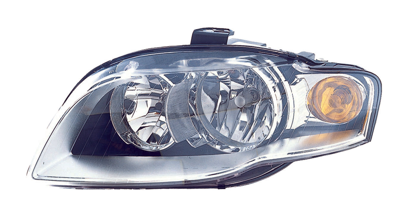 Head Lamp Lh Halogen Hq - Audi A4 Cabrio (Convertible) 2007-2009 | Audi A4 2005-2008 | Audi A4 Quattro 2005-2008
