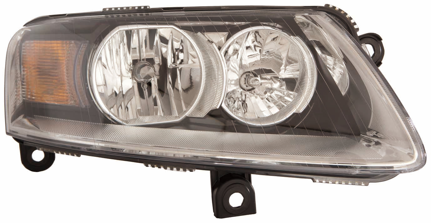 Head Lamp Lh Halogen Hq - Audi A6 2009-2011