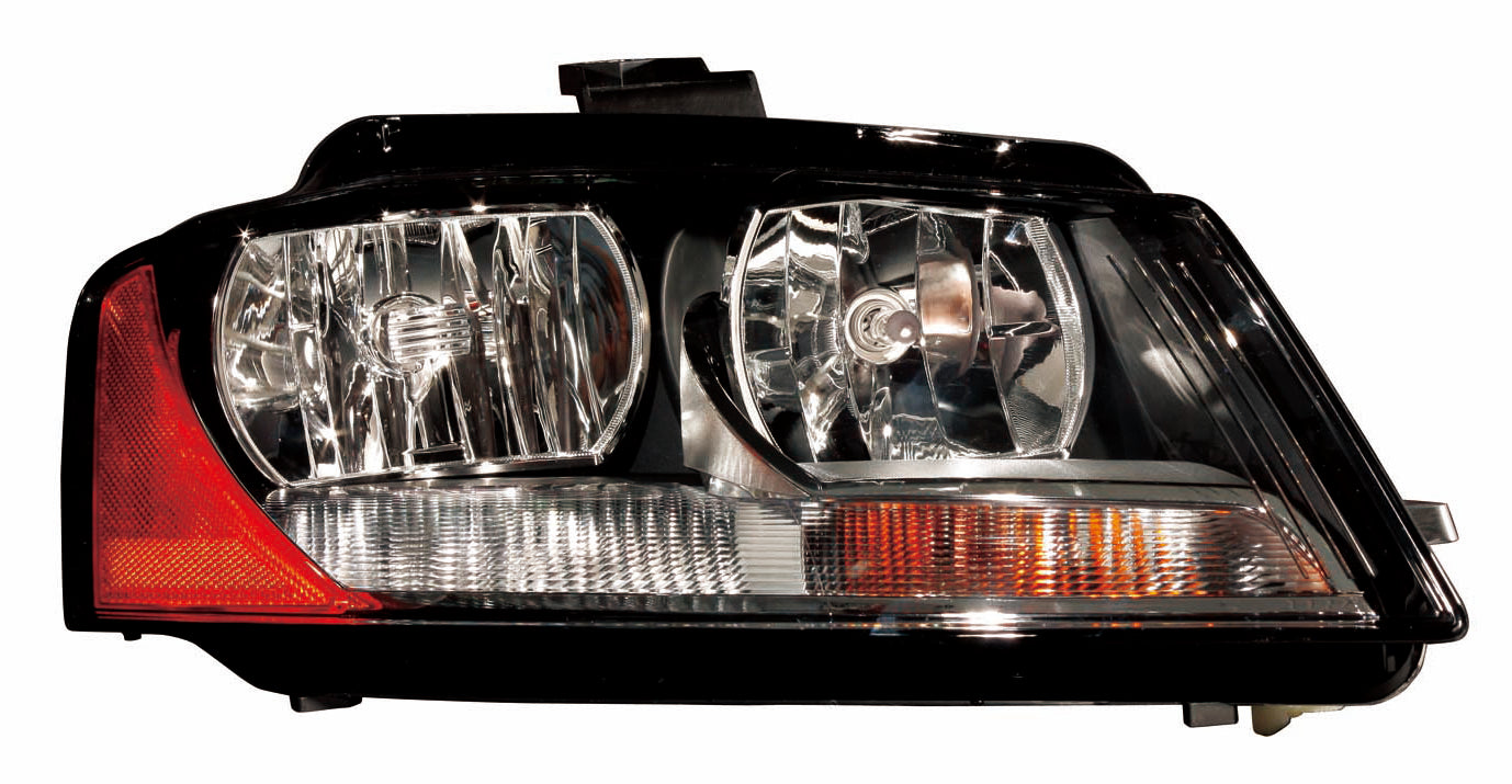 Head Lamp Rh Halogen Hq - Audi A3 2009-2013