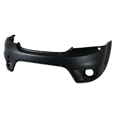 Bumper Upper Fr Primed W/Washer W/Fog Lamp Hole - Dodge Journey 2011-2019