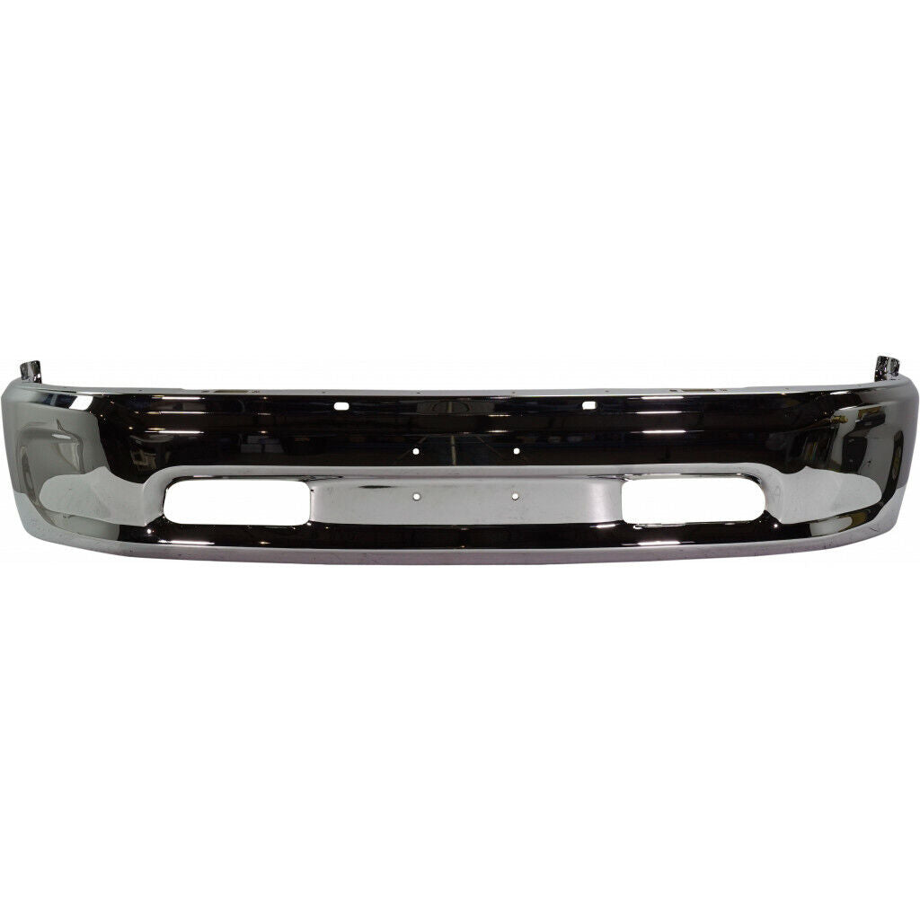 Bumper Face Bar Fr Chrome W/O Sensor W/O Fog Lamp Hole - Ram Pickup-Ram-1500 2013-2018