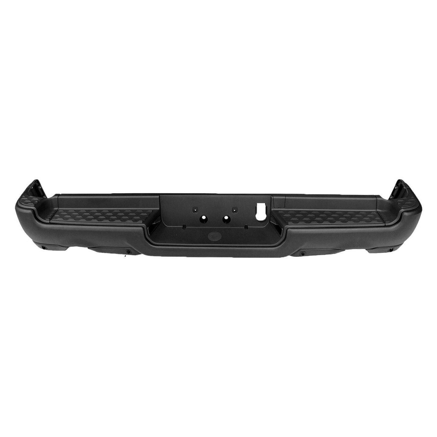 Bumper Rr Assy Black Powder Coat Dual Exhaust W/Sensor W/O Advanced Park Exclude Rebel/Trx - Ram Pickup-Ram-1500 2019-2024