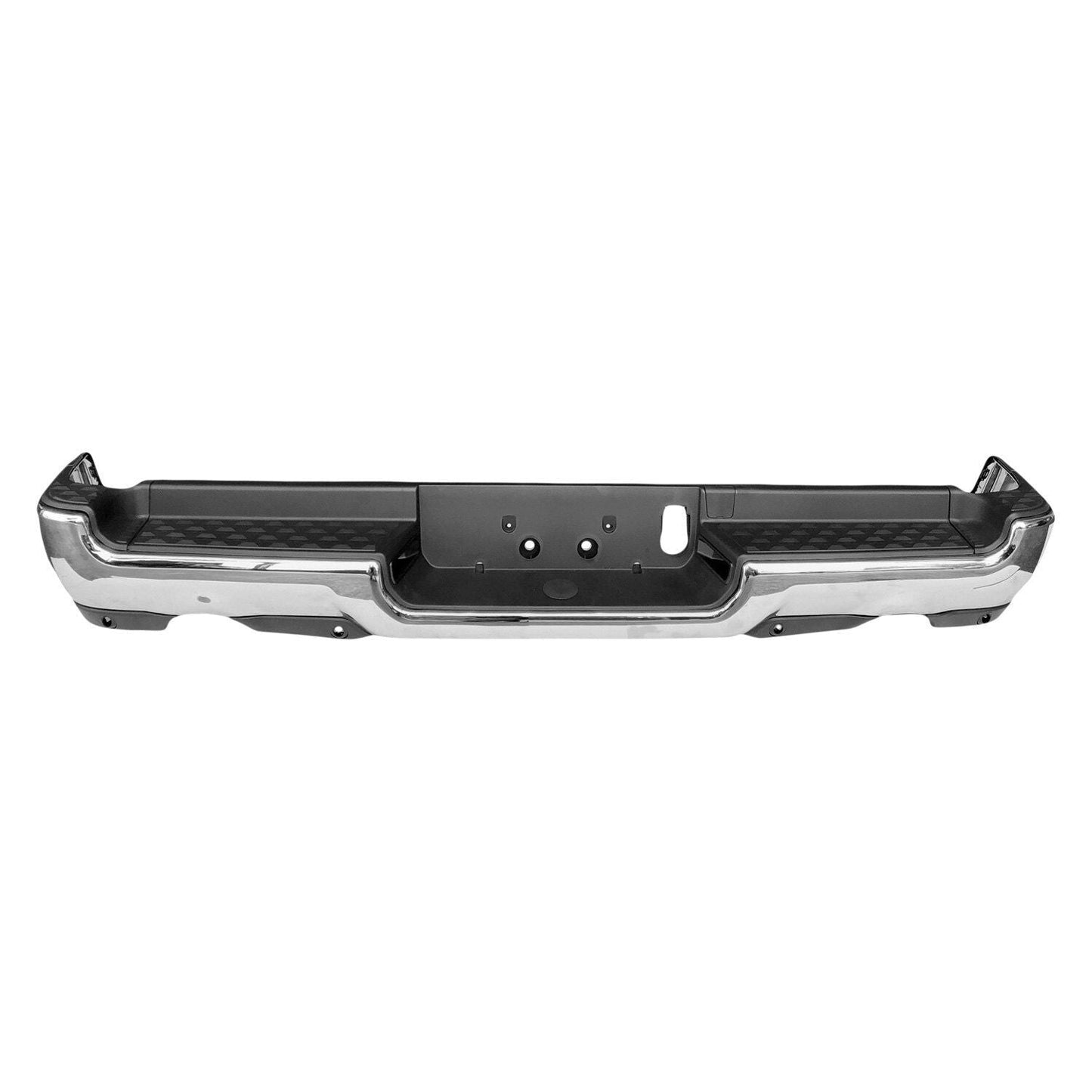 Bumper Rr Assy Chrome Finish Dual Exaust W/O Advance Park Assist Sensor W/Park Assist Sensor Exclude Rebel/Trx - Ram Pickup-Ram-1500 2019-2024