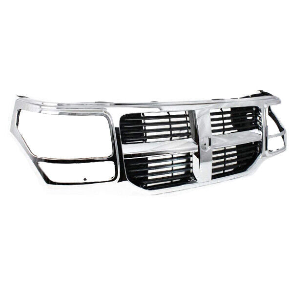 Grille Black W/Chrome Frame - Dodge Nitro 2007-2011