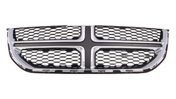 Grille Black W/Chrome Moulding - Chrysler Town And Country 2012-2016 | Ram Cargo-Van-Ram 2012-2015 | Dodge Caravan 2012-2020