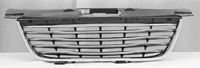 Grille Chrome Frame W/Chrome Faced Slats - Chrysler 200 Sedan 2011-2014 | Chrysler 200 Convertible 2011-2014 | Chrysler Town And Country 2011-2016