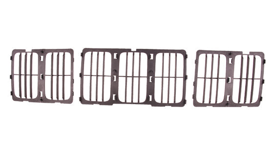 Grille Matte-Black Louvered Style Laredo/Ltd - Jeep Grand Cherokee 2014-2016
