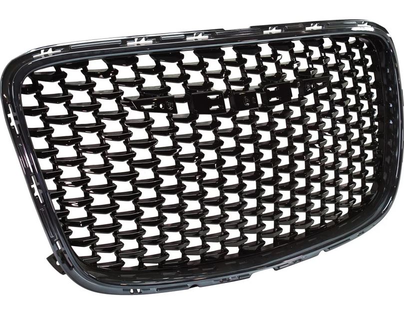 Grille Glossy-Black Mesh / Frame For 300S/ Ltd Models - Chrysler 300 2015-2023