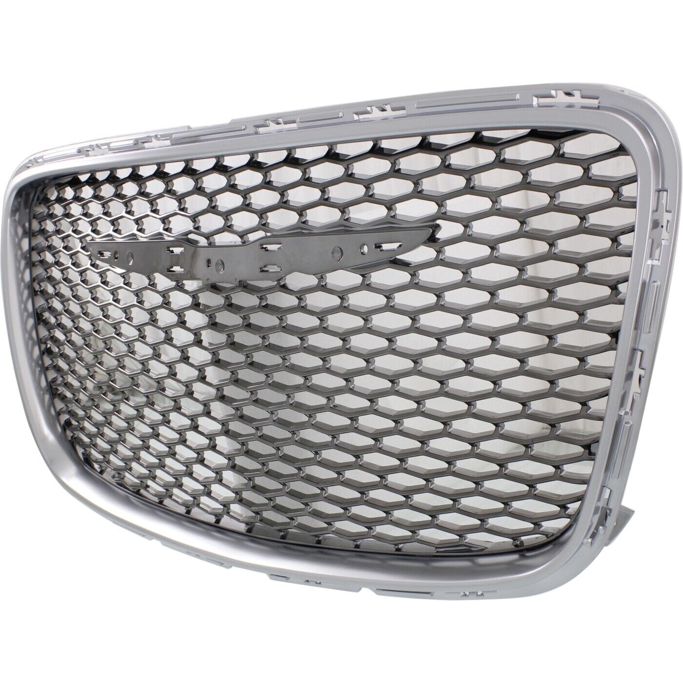 Grille Ptd Bright Black W/Satin Chrome Frame For 300C/ Platinum Model - Chrysler 300 2015-2023