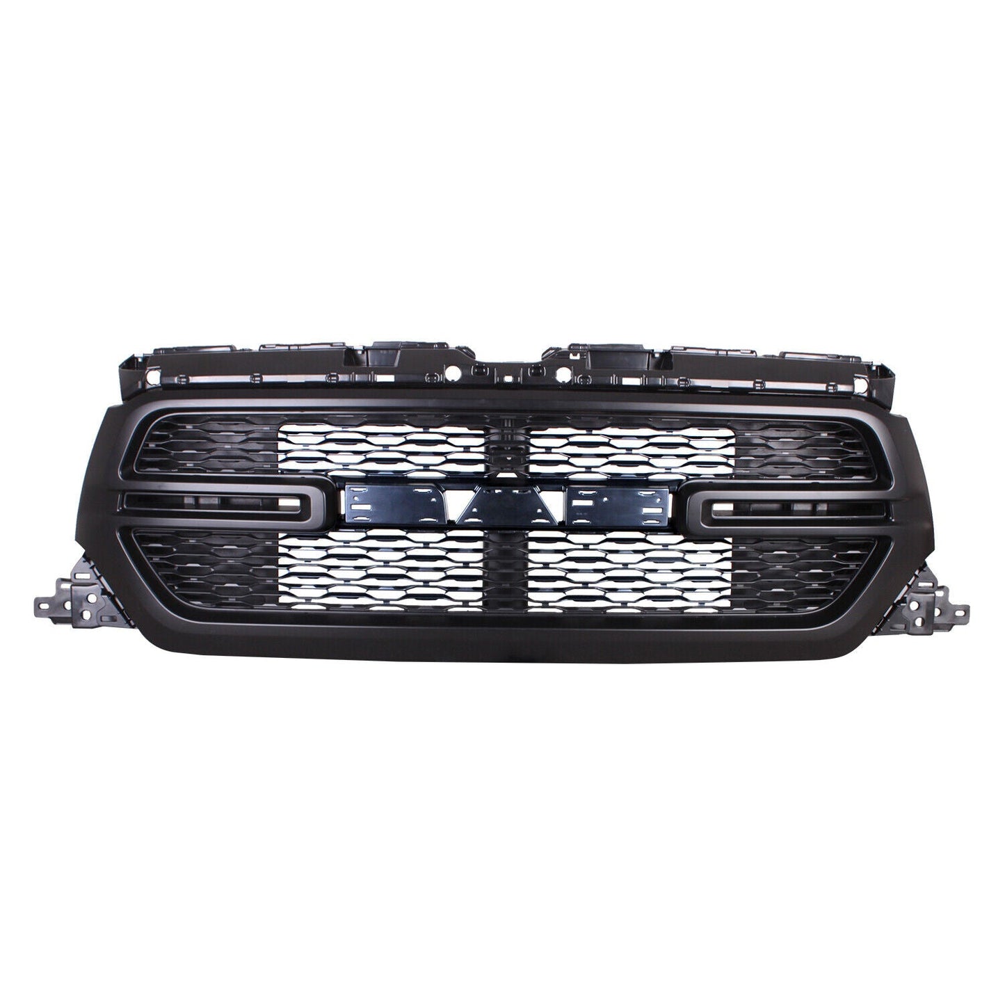 Grille Fr Black Surround W/ Black Perforated Wave Insert W/O Emblem/Camera - Ram Pickup-Ram-1500 2019-2022