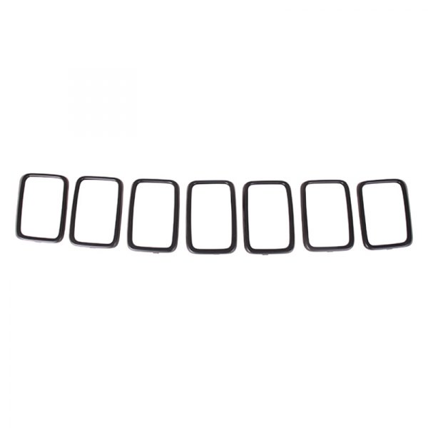 Grille Trim Ring Set (7-Piece Set) Primed Srt/Trackhawk Models - Dodge Durango 2011-2025 | Jeep Grand Cherokee 2011-2021 | Jeep Grand Cherokee Wk 2022