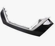 Grille Moulding Upper Matte Black W/Black Moulding - Ram Pickup-Ram-1500 2019-2022