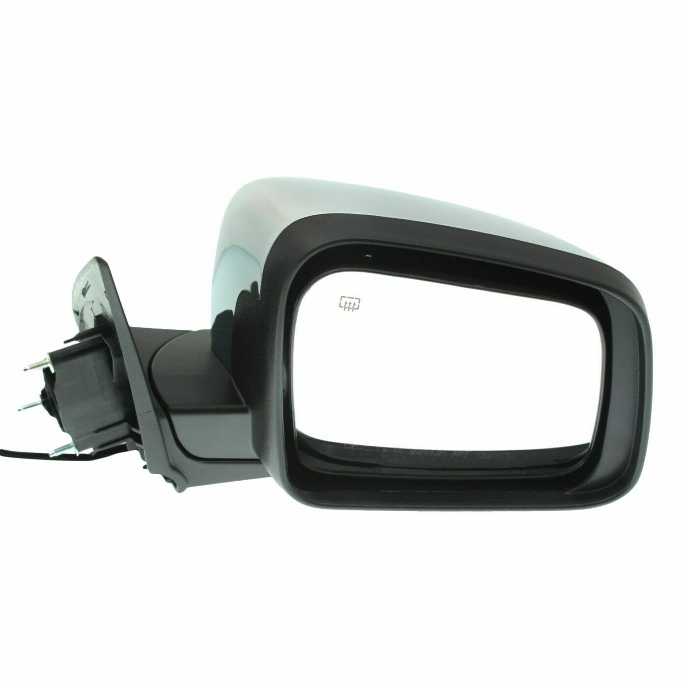 Door Mirror Rh Power Htd W/O Blindspot/Signal Chrome - Dodge Durango 2018-2020