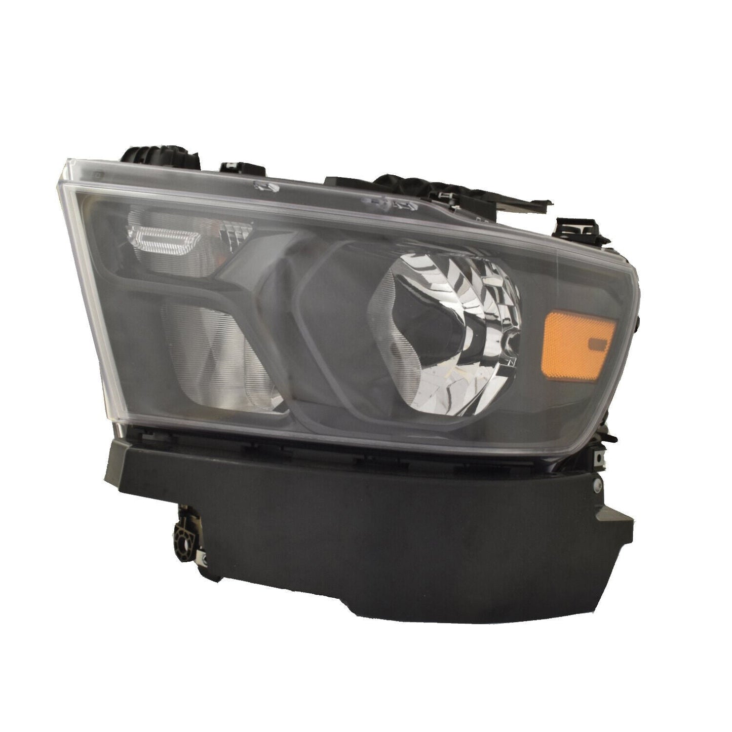 Head Lamp Lh Halogen W/Black Trim W/O Logo Hq - Ram Pickup-Ram-1500 2019-2024