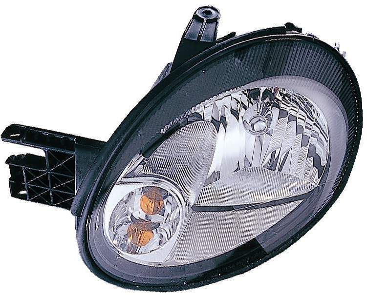 Head Lamp Rh Black Bezel - Dodge Neon 2003