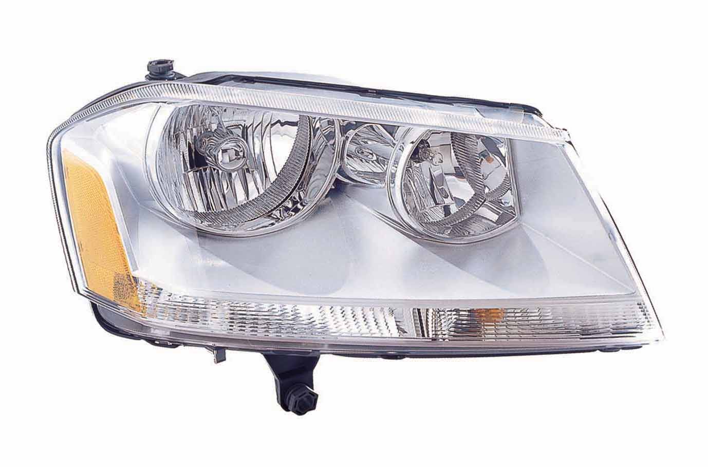 Head Lamp Rh Chrome Housing Hq - Chrysler 200 Sedan 2011-2014 | Chrysler 200 Convertible 2011-2014 | Chrysler Town And Country 2011-2016