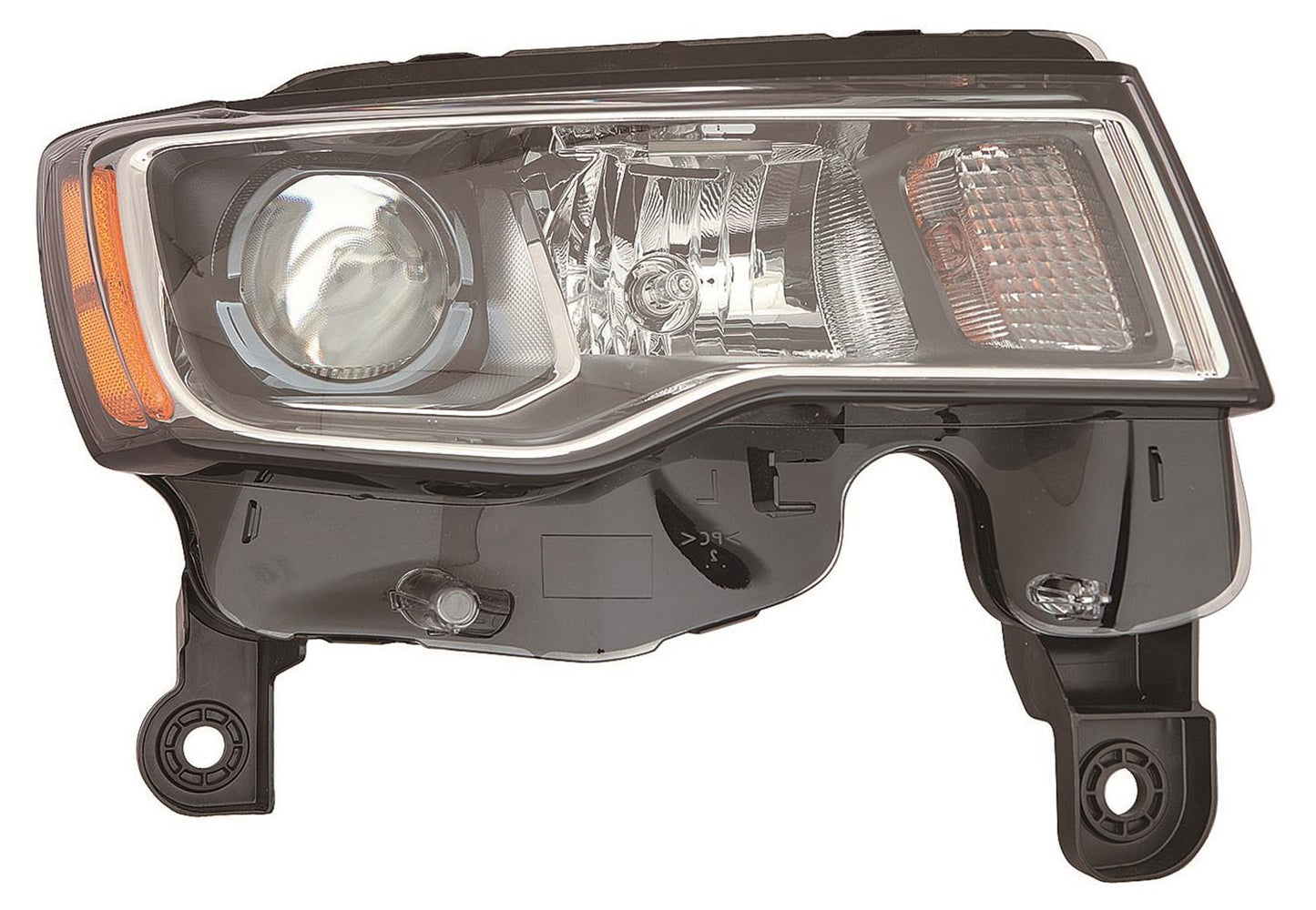 Head Lamp Rh Halogen Std Type W/Chrome Bezel - Dodge Durango 2011-2025 | Jeep Grand Cherokee 2011-2021 | Jeep Grand Cherokee Wk 2022