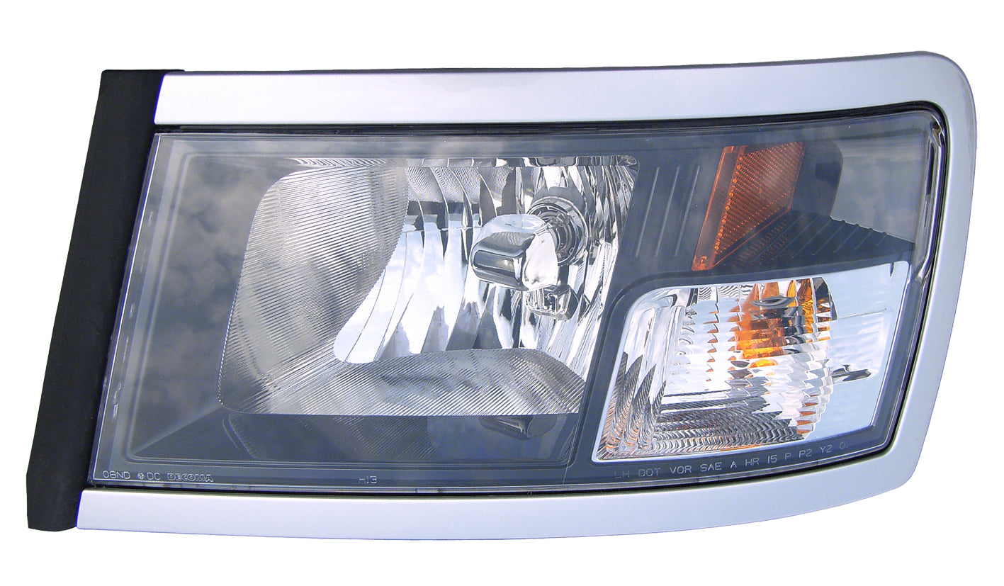 Head Lamp Lh W/Black Bezel - Dodge Dakota Pickup 2005-2010 | Ram Dakota-Ram 2011 | Mitsubishi Raider 2006-2009