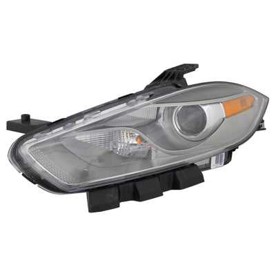 Head Lamp Lh Xenon W/Chrome Trim Hq - Dodge Dart 2013-2016