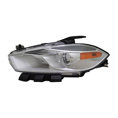 Head Lamp Lh Halogen Code Lmc/Mfp W/Chrome Bezel Hq - Dodge Dart 2013-2016