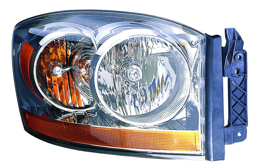 Head Lamp Rh W/O Black Bezel Capa - Dodge Pickup Dodge Ram2500-3500 2006-2008 | Dodge Pickup Dodge Ram Mega Cab 2006-2008 | Dodge Pickup Dodge Ram1500 2006-2008