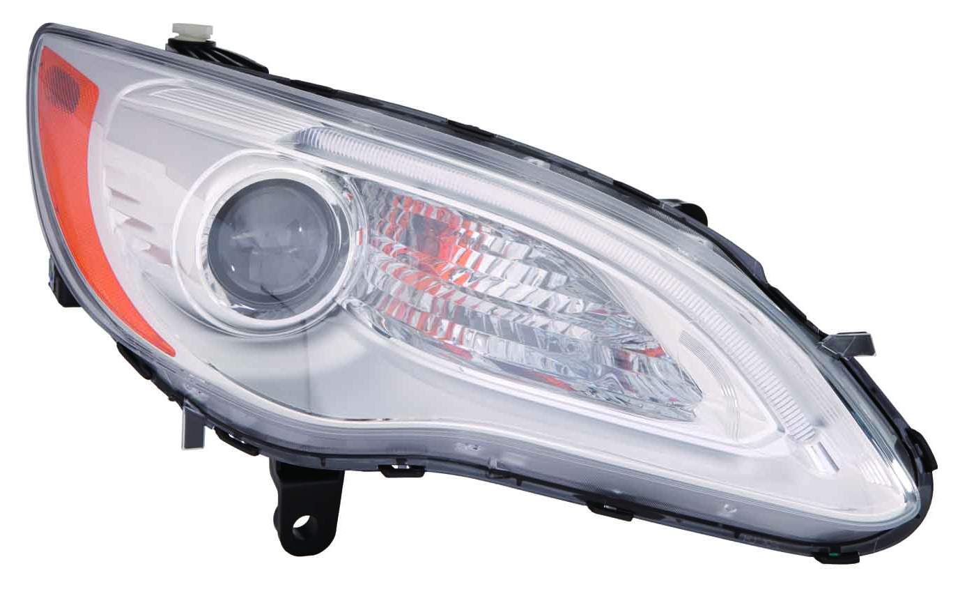 Head Lamp Rh Halogen Chrome Bezel Exclude S Model Hq - Chrysler 200 Sedan 2011-2014 | Chrysler 200 Convertible 2011-2014 | Chrysler Town And Country 2011-2016