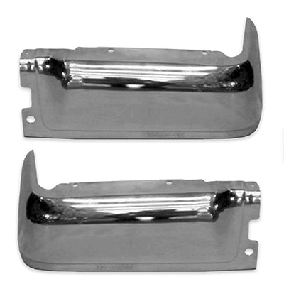 Bumper Face Bar Rr Chrome W/O Sensor Lh/Rh Set - Ford Pickup Ford Lightduty 2009-2014