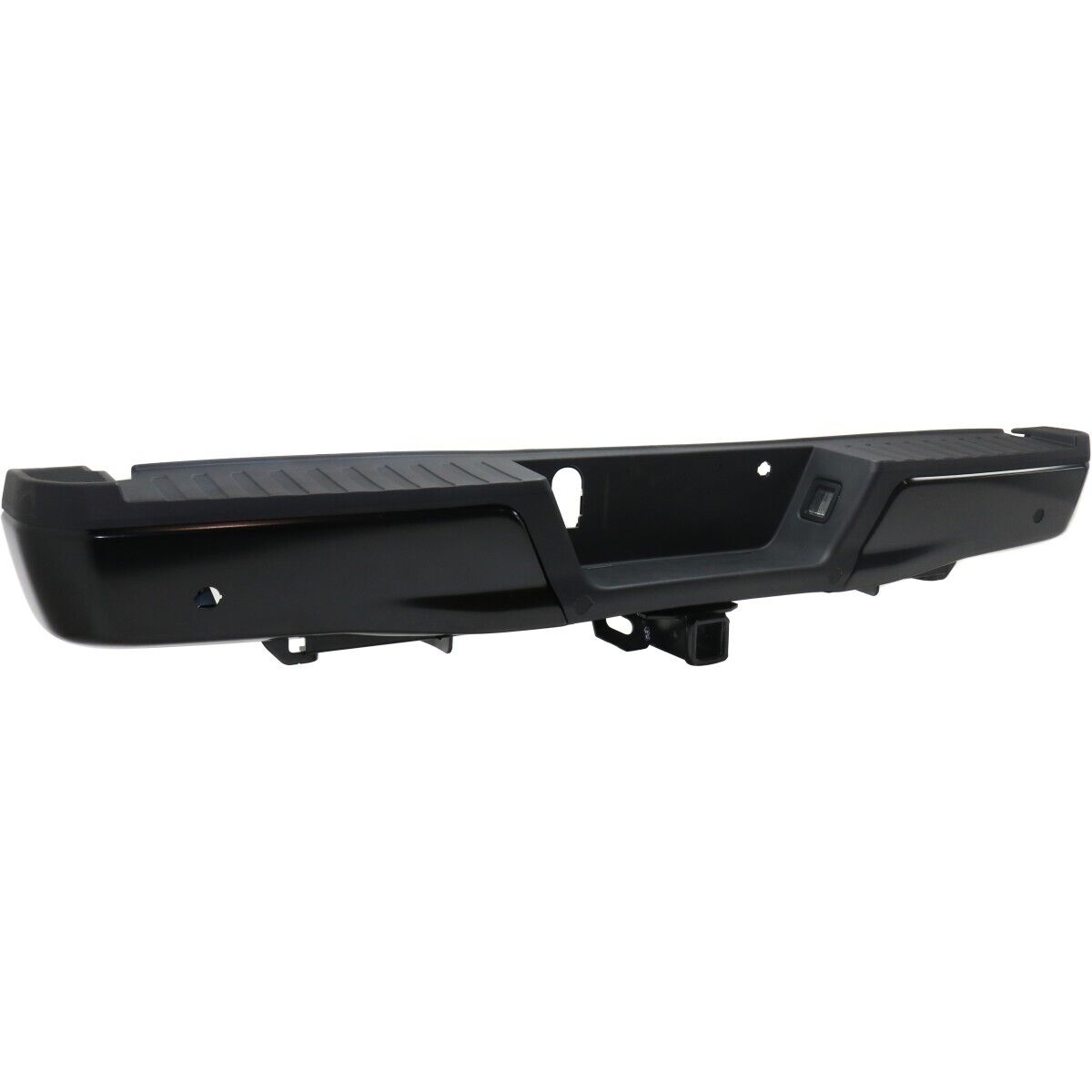 Bumper Rr Assy Black W/Black Pad W/Base Tow Hitch/Sensor - Ford Pickup F150 Police Responder 2018-2020 | Ford Pickup F150 2015-2020