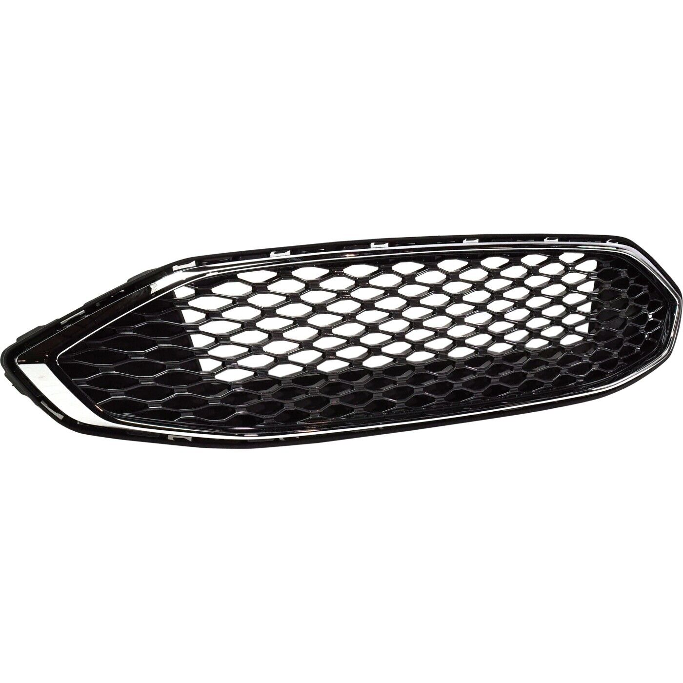 Grille Black Mesh W/Chrome Frame Exclude Sport - Ford Fusion Energi 2017-2018 | Ford Fusion 2017-2018 | Ford Fusion Hybrid 2017-2018