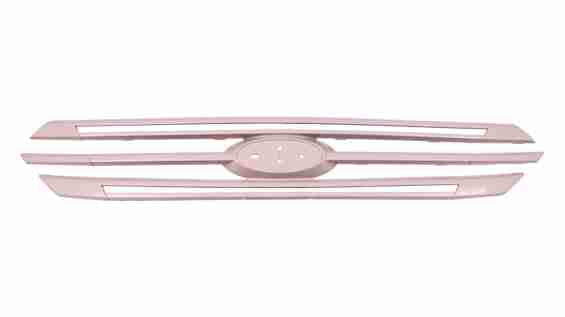 Grille Moulding Outer Matte-Gray W/Chrome Strip - Ford Taurus 2013-2019
