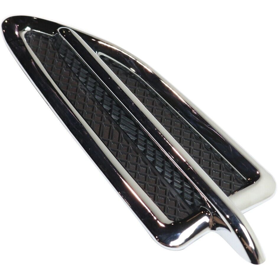 Fender Insert Fr Rh Chrome/Black To 2/25/14 Production Date - Ford Escape 2013-2014