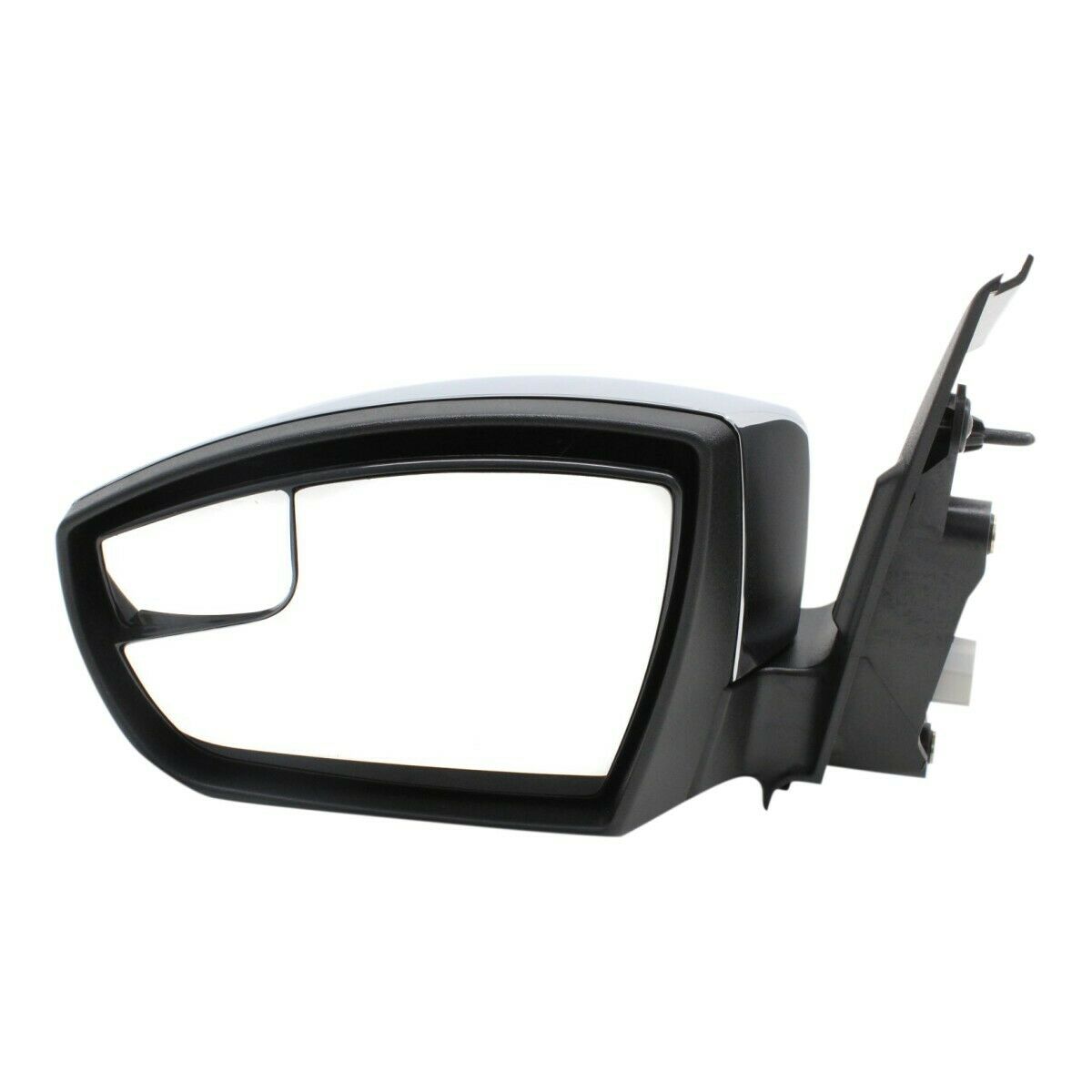 Door Mirror Lh Power W/Chrome Cap W/Blind Spot W/O Heat/Signal - Ford Escape 2013-2016