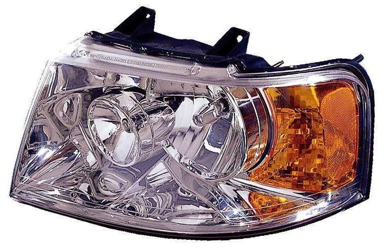 Head Lamp Lh Chrome W/O Off Road Pkg Hq - Ford Expedition 2004-2006