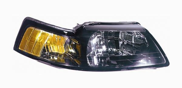 Head Lamp Rh Black Bezel Hq - Ford Mustang Gt 2001-2004 | Ford Mustang 2001-2004 | Ford Mustang Cobra 2001-2004