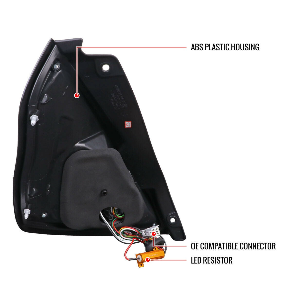 Tail Lamp Lh Hq - Ford Fiesta Hatchback 2014-2019