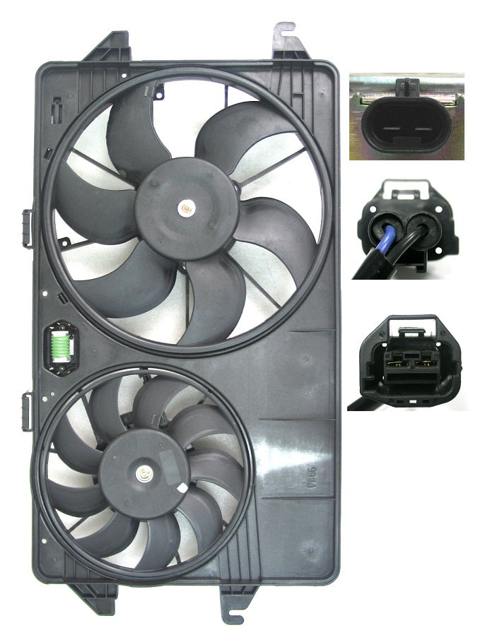 Cooling Fan Assy 2.0L - Ford Transit Connect 2010-2013