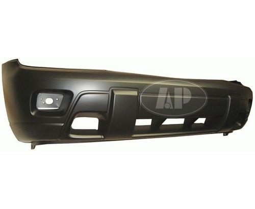 Bumper Fr Smooth-Primed W/Fog Lamp Hole - Chevrolet Trailblazer 2002-2005