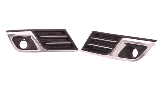Fog Lamp Bezel Fr Lh Matte Black W/Chrome Moulding/Trim Ltz Model - Chevrolet Traverse 2013-2017