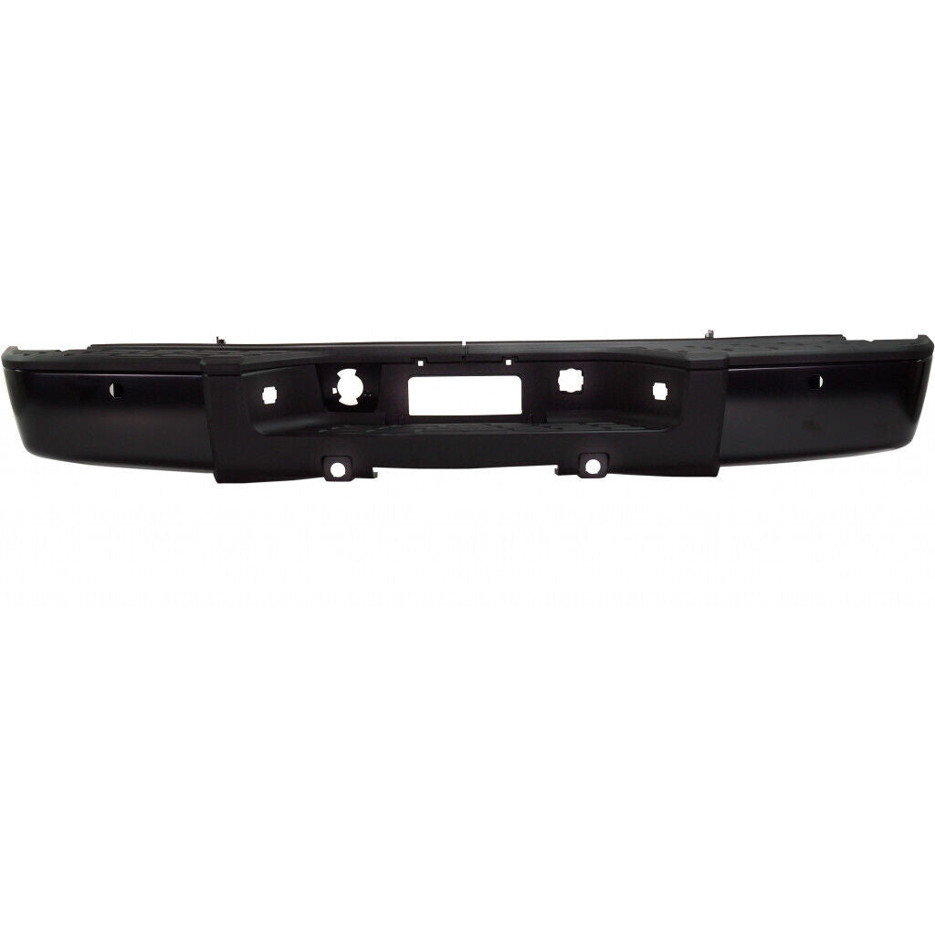 Bumper Rr Assy Black Edp W/Rebar/End Caps/Outer Pads/Sensor - Chevrolet Pickup Chevy Silverado 2007-2013 | Gmc Pickup Gmc Sierra Hybrid 2009-2013 | Gmc Pickup Gmc Sierra 2007-2013