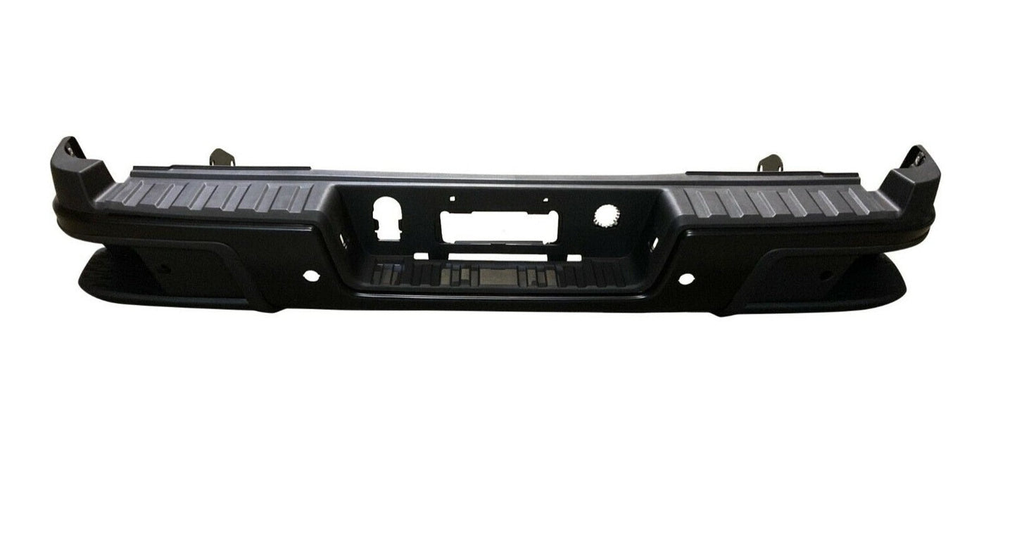 Bumper Rr Assy Black Ptm W/Sensor W/O Hitch - Gmc Canyon 2019-2022 | Chevrolet Colorado 2019-2022
