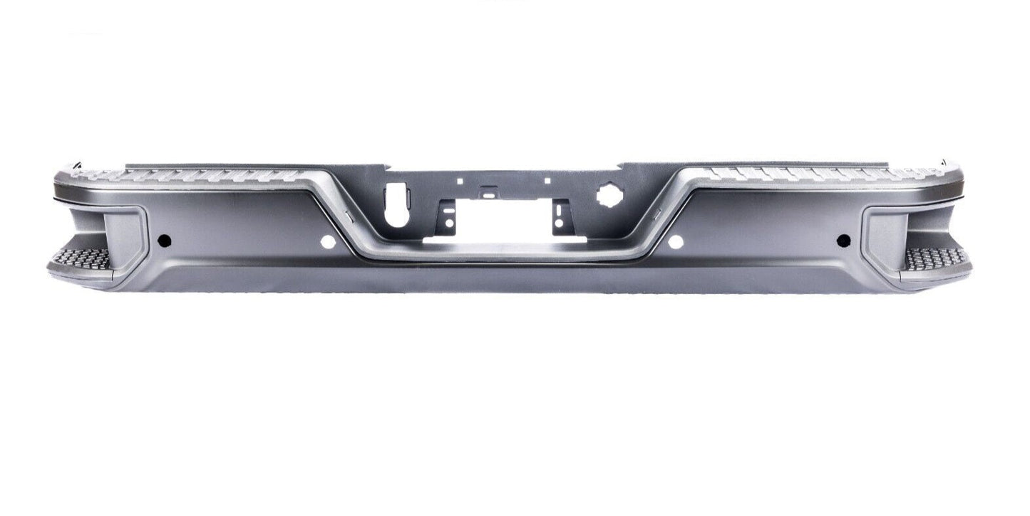 Bumper Rr Assy Black Ptm W/Blind Spot/Sensor/Single Exhaust - Gmc Pickup Gmc Sierra 1500 2019-2025 | Gmc Pickup Gmc Sierra 1500 Limited 2022 | Gmc Pickup Gmc Denali 1500 2019-2025