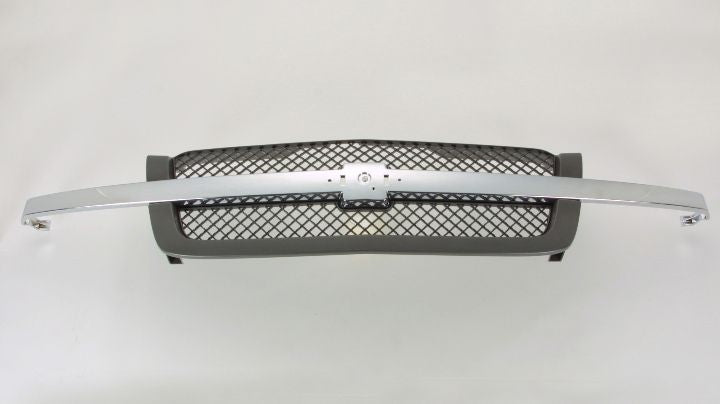 Grille W/Textured Frame/Chrome Center Bar Base/Ls/Lt Model - Chevrolet Pickup Chevy Silverado Classic 2007 | Chevrolet Pickup Chevy Silverado 2003-2006