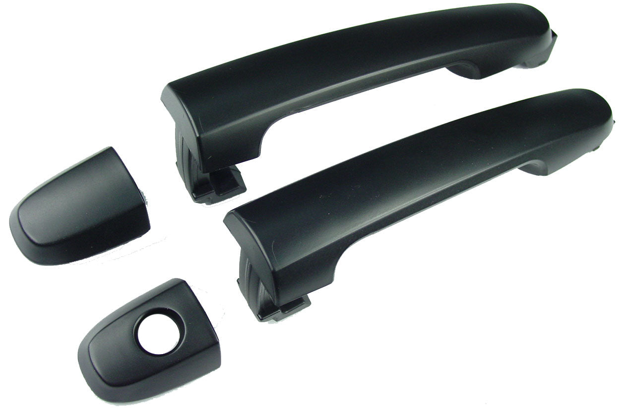 Door Handle Fr Lh/Rh Outer Black (W/Key Ho) - Toyota Corolla Sedan 2003-2008 | Pontiac Vibe 2003-2008 | Toyota Celica 2000-2005