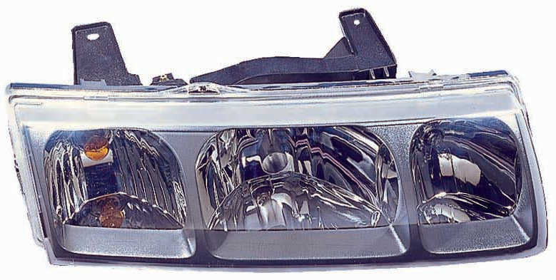 Head Lamp Rh Black Rim Hq - Saturn Vue 2002-2004