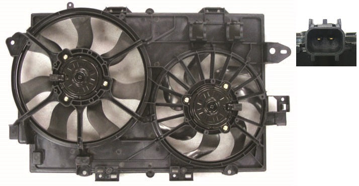 Cooling Fan Assy 3.4L Dual Fan Assy Equinox/Torrent - Pontiac Torrent 2006-2008 | Chevrolet Equinox 2006-2008