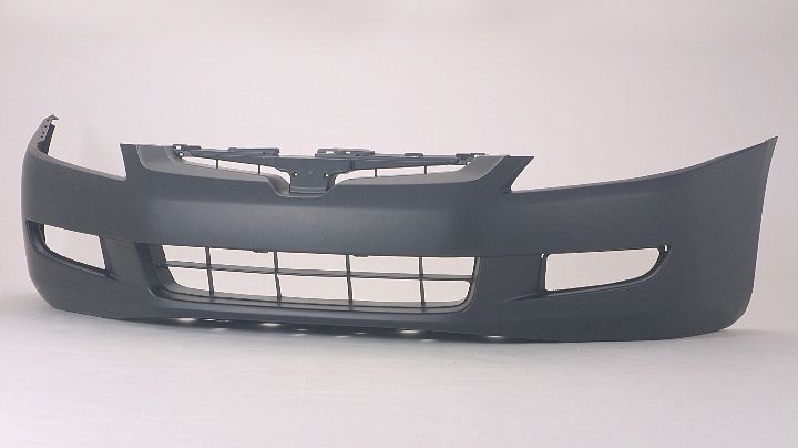 Bumper Fr Primed W/Fog Lamp Hole M/T V6 - Honda Accord Coupe 2003-2005