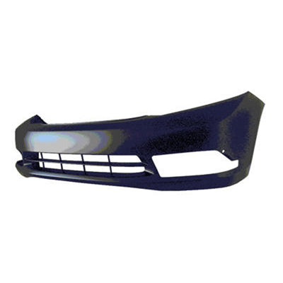 Bumper Fr Primed W/Fog Lamp Hole Japan Built - Honda Civic Coupe 2012-2013 | Honda Civic Sedan 2012