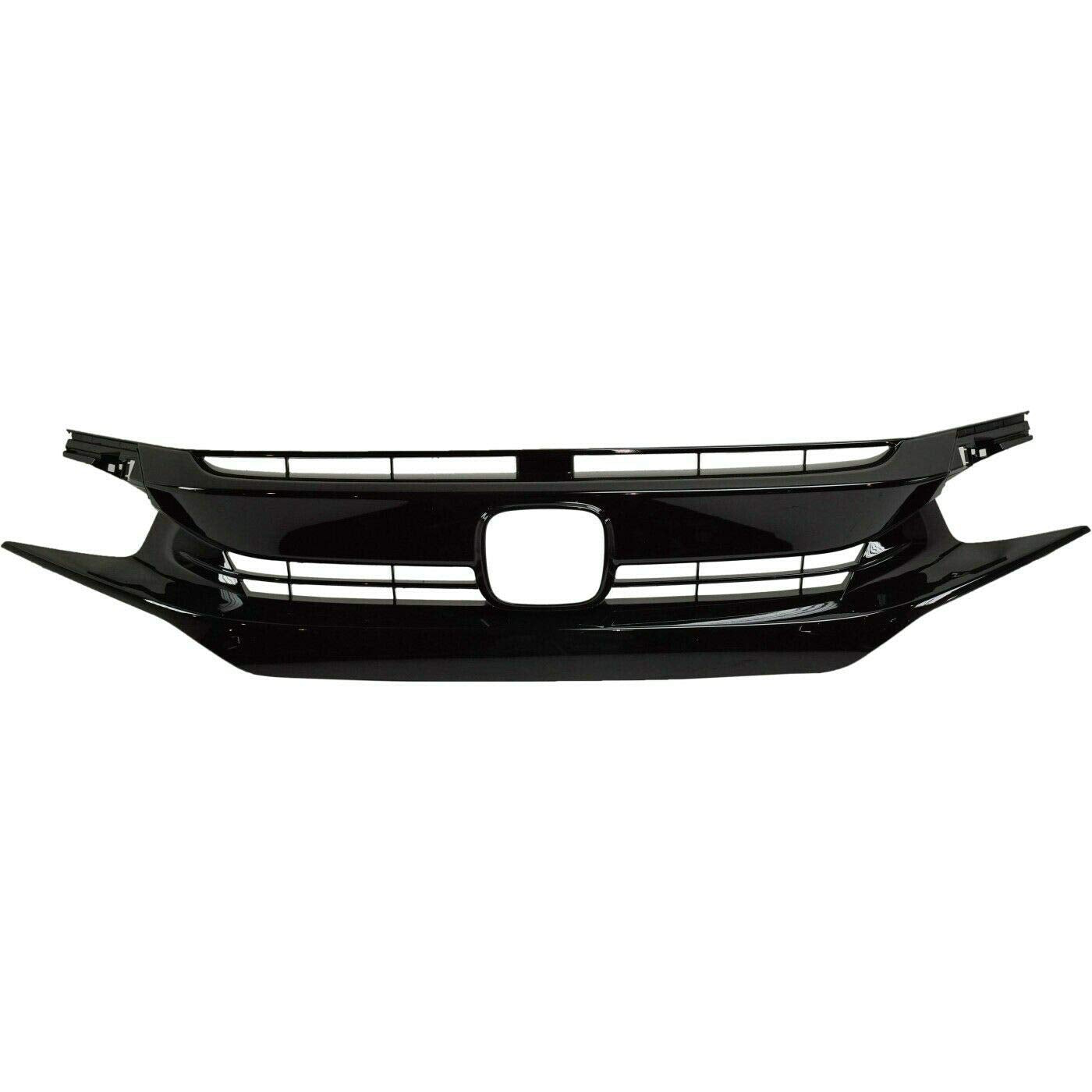 Grille Ptd Black Exclude Type-R/Touring Model - Honda Civic Hatchback 2017-2019